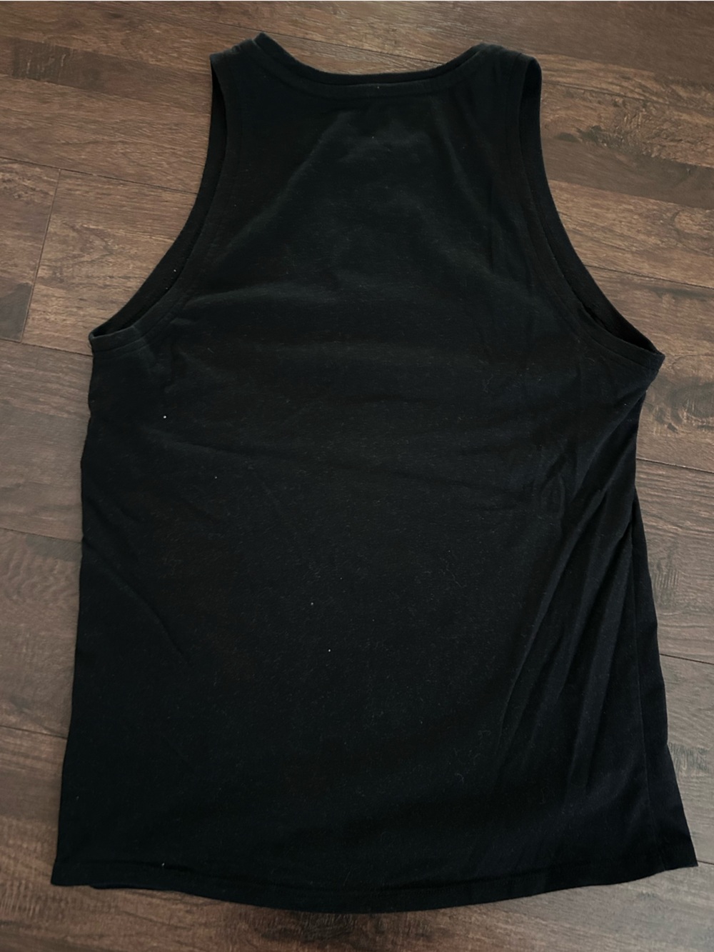 Nike Black Tee with White Swoosh - Picture 3 of 3